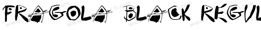 fragola black regula字体转换